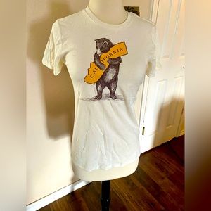 NWT Deadstock California Bear I Love California Shirt, Size Small